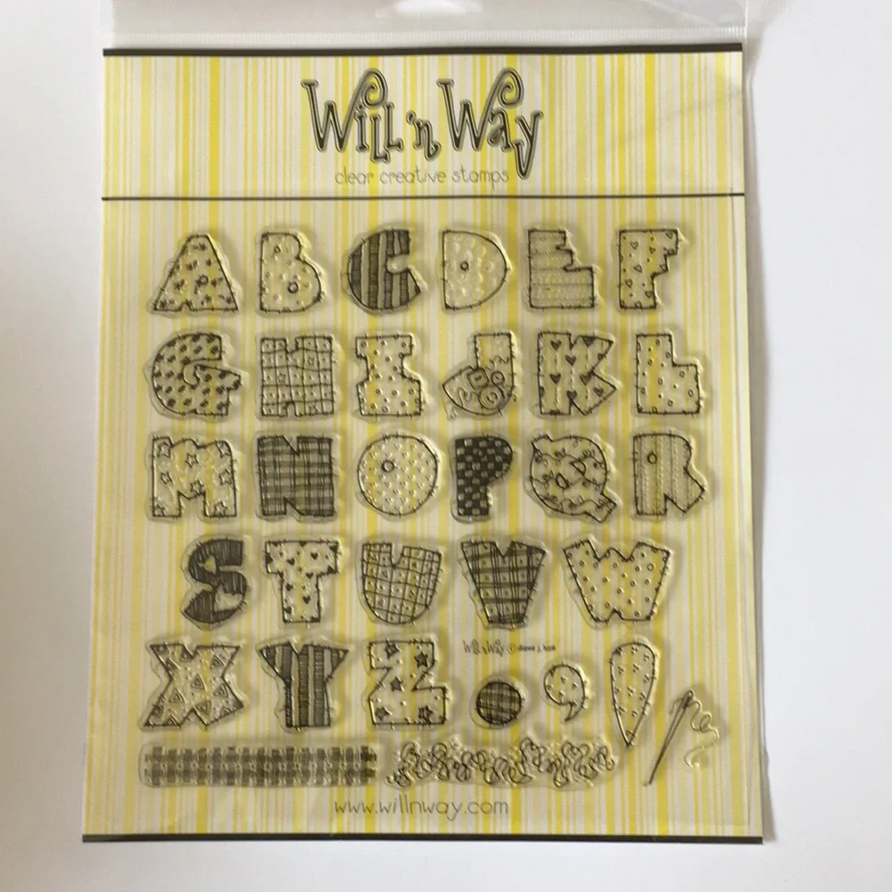 COPY - Will ‘n Way “Clear Creative Stamps”, alphabets